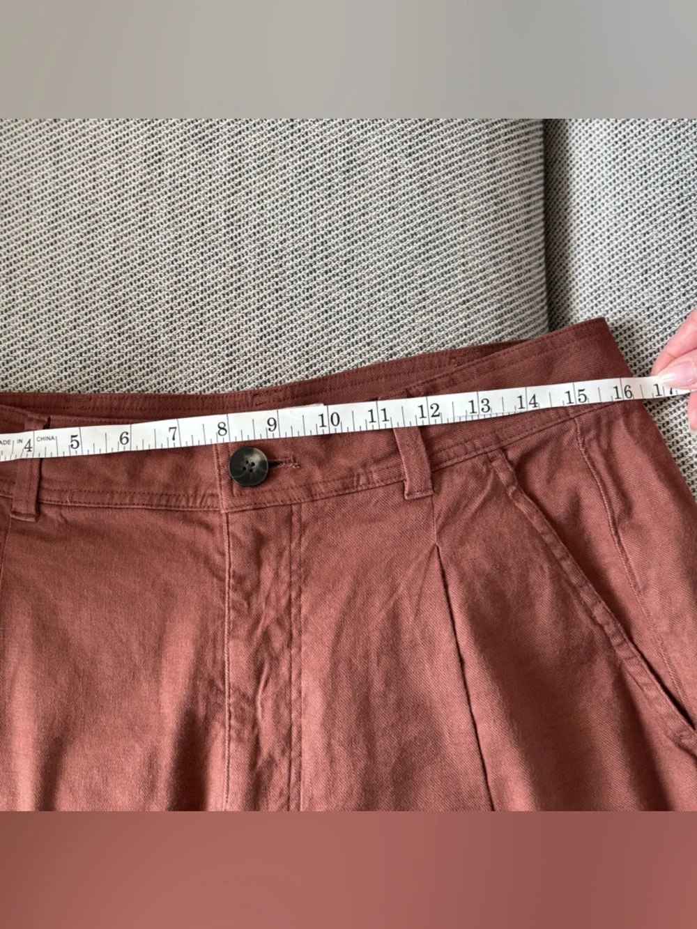 Everlane Women’s Rust Brown Linen Pants - Picture 4 of 5